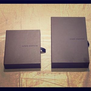 Louis Vuitton 2 boxes, 5” x 5.75”  &  5.25” x 8”